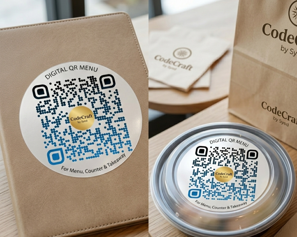 Custom Printed QR Stickers